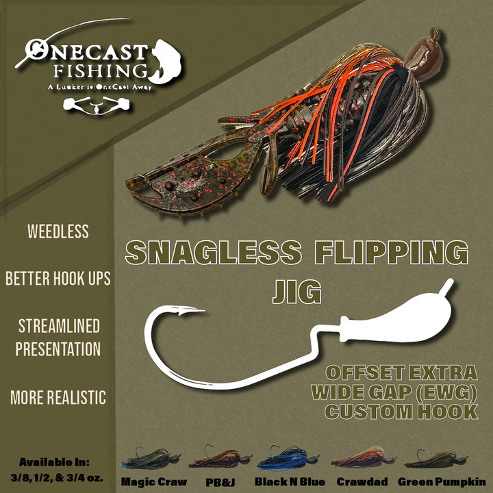One Cast Fishing Flipping Jig